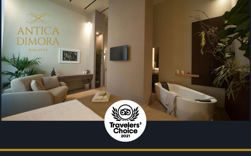 Antica Dimora Barlett premio Travellers' Choice 2021